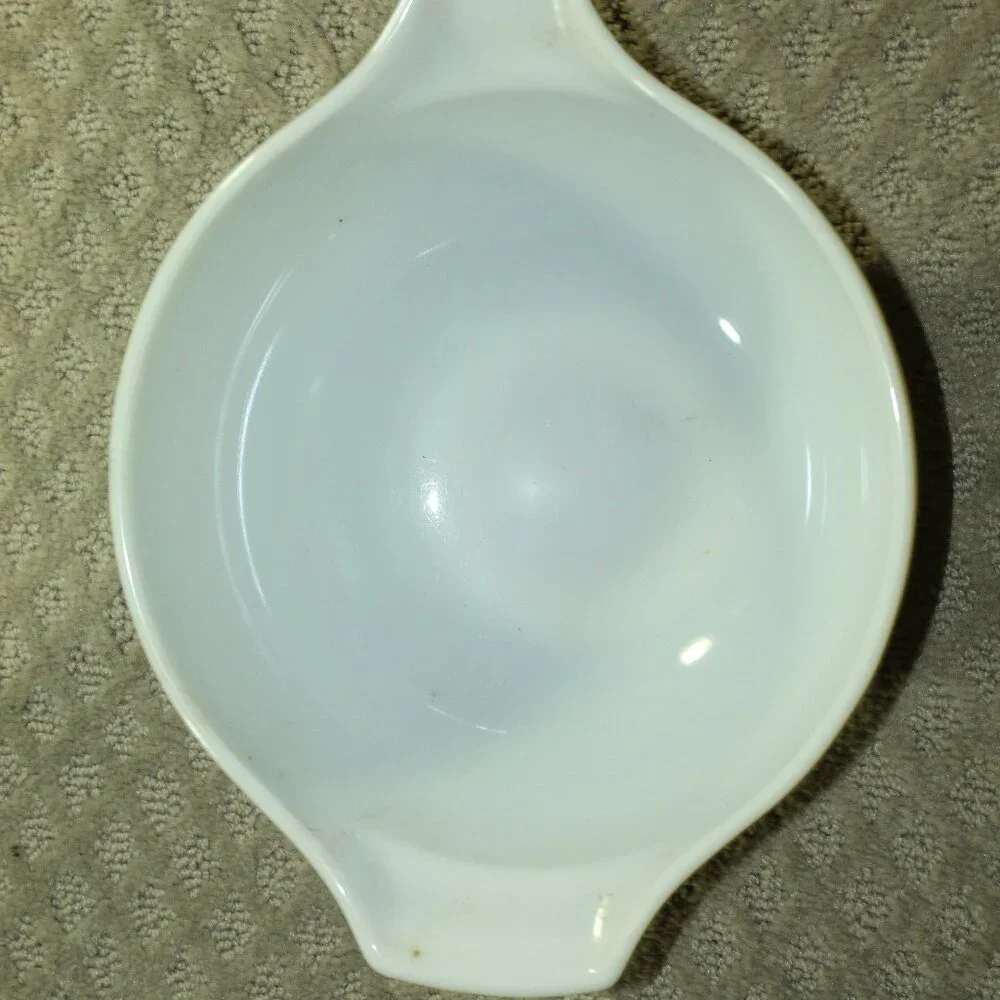 Vintage Pyrex VERDE GREEN Avocado Cinderella Nesting Mixing Bowls Set #443 #444
